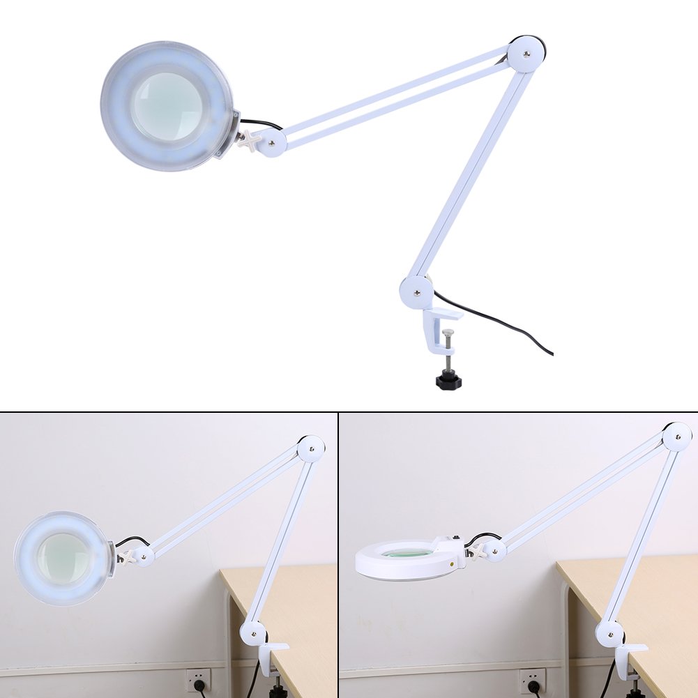 Best 5 inch desk lamp magnifying glass with light
