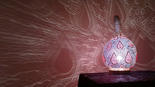 Mediterranean Classic 160 Color Options Gourd Lamp Night Light Bohemian Eclectic Home Bedroom Decor Unique Gift Idea