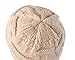 ELACUCOS Women Winter Beanie Cabled Checker Pattern Knit Hat Button Strap Cap Beige