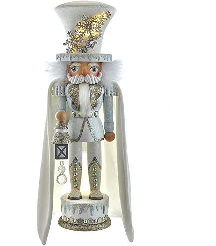 Hollywood Nutcracker Ballet & Tree Design – 18-Inch Multi-Color Glitter Nutcracker, Holiday Decor