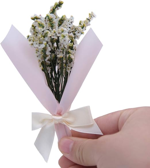 Amazon Bluederst 12cmドライフラワーブーケ 家の装飾 工芸品 ギフト 結婚式 その他の機会 1ピース 花束 オンライン通販