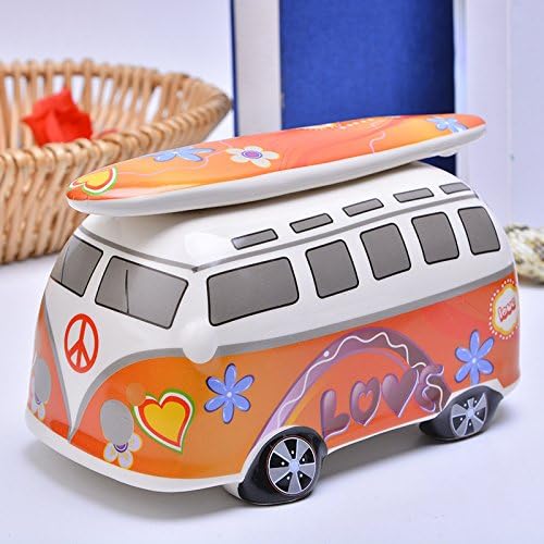 Car Bank - Coin Bank for Boys Girls- Teach Financial Literacy for Kids - Piggy Bank for Boys (Orange)