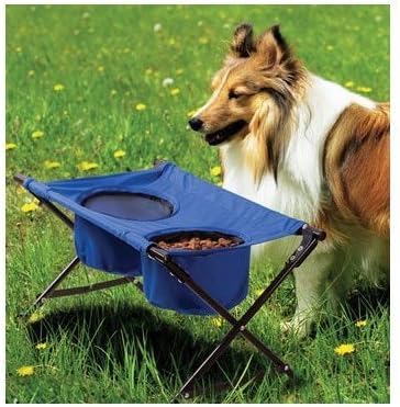 Pet Store Dog Travel Diner- Portable, foldable and waterproof dog feeder