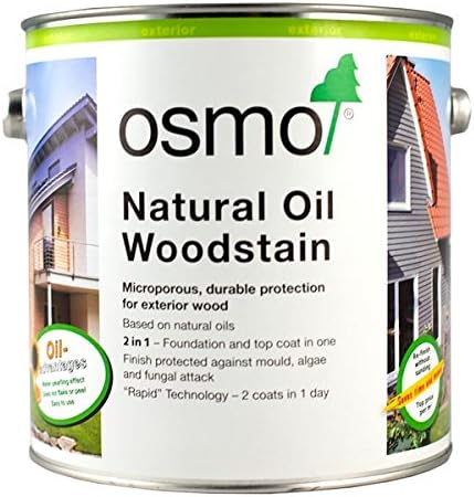 Osmo Natural Oil Woodstain 125ml Quartz Grey 907 Interior Exterior Finish