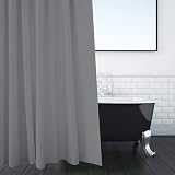 ANSIO Shower Curtain Charcoal Grey 180x180 cm Mould Resistant Water Repellent view 8