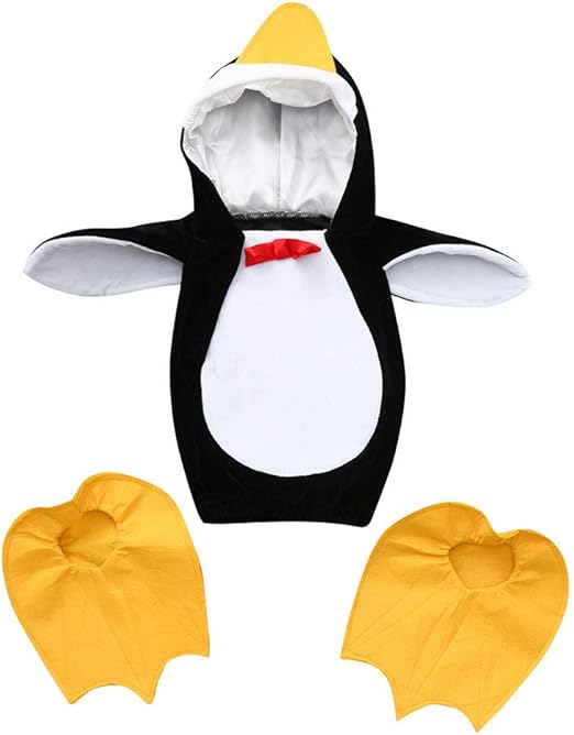 Toddler Baby Boy Clothes Set 3D Penguin Costume Hoodie Top Cotton Shirt