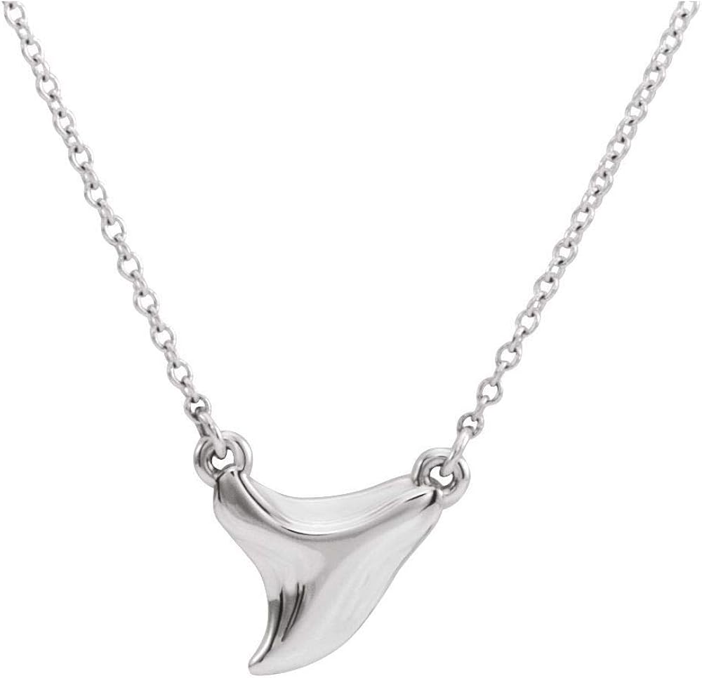 Fancy Shark Tooth Necklace