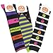 TeeHee Novelty Halloween Knee High Socks for Women 3-Pack (Wicked Skeleton)