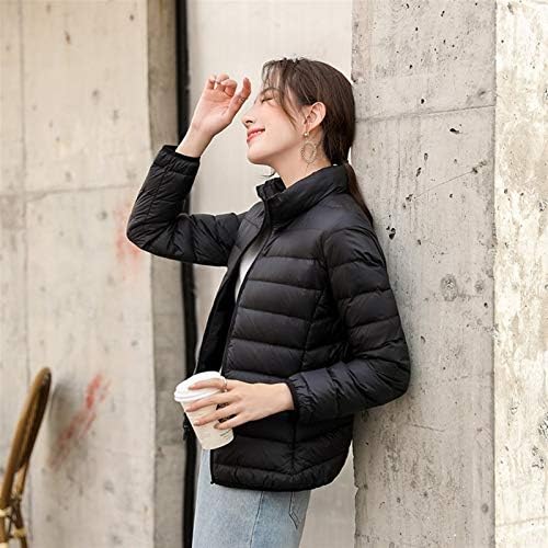 レディースコート ジャケット ダウンジャケット 格安激安 レディース 軽量 防風 防寒 暖かい ウルトラライト ダウン スタンドカラー Size 春秋冬 収納袋付き コート レディースジャケット L 50 57 5kg