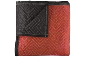 Stalwart 72x80 Moving Blanket - 7.1lb Weighted Furniture and Appliance Packing Blanket - Moving Blankets for Shipping, Storag