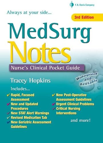 Download MedSurg Notes: Nurse's Clinical Pocket Guide PDF