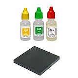 PuriTEST 10k/14k/18k Gold Test Acid Solutions