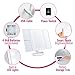 Tri-Fold Lighted Vanity Makeup Mirror, 180°Adjustable, Portable, LED Lights, Touch Screen and 3X/2X/1X Magnification Mirror, Countertop Cosmetic Mirror, Travel & Tabletop Mirror + FREE Makeup Brushes