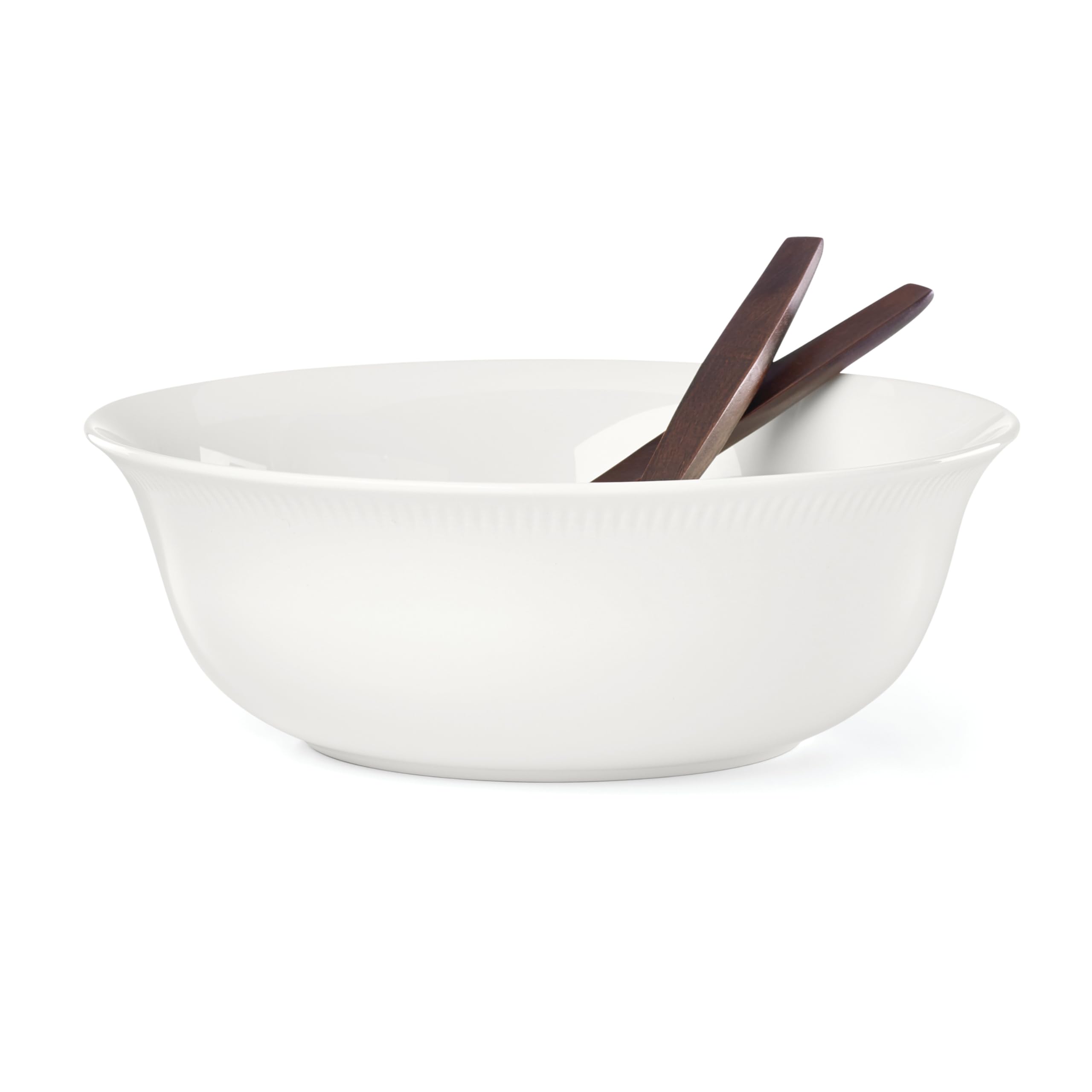 Lenox Profile Salad Bowl & Server Set, 12.37″, White