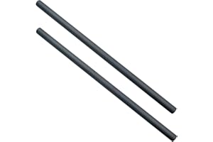 BESTIMEX 15mm Carbon Fiber Rods (14 Inch/35 cm) for 15mm Rods Clamps Camera Rail Support System, Follow Focus, Matte Box, Shoulder Pad, Lens Support,Pack of 2