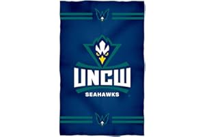 Vive La Fete Bath Towels 100% Polyester UNC Wilmington Seahawks UNCW Premium Blue Beach Bath Towel 31 x 51 - Towels for Spa & Beach