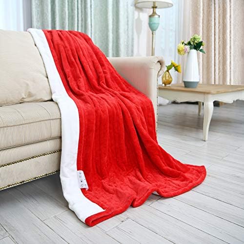 Heated Blanket Misiki Electric Throw Blanket 50" x 60" with 6 Fast