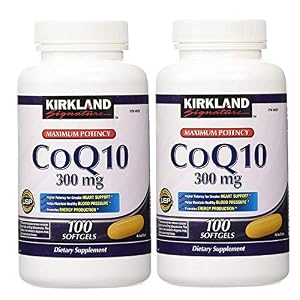 Image of Kirkland Signature Coq10 300 Mg, 100 Softgels , Pack of 2