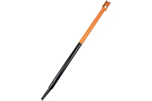 Iweshal Winch Bar, 1 Pack Combination Winch Bars with Square Head for Flatbed Trailer Winches and Trucks, Painted Combination Carbon-Steel Construction and No-Slip Handle Winch Bar (Black & Orange)