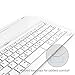 Anker Keyboard Cover for iPad Air 2 / Air Bluetooth Ultra-Slim with 6-Month Battery Life Between Charges and Comfortable Low-Profile Keys (White)
