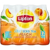 Lipton Diet Iced Tea, Peach,16.9 Oz (Pack of 12)