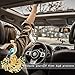 Peacock Car Accessories Car Aromatherapy Essential Oil Diffuser Diamond Locket with Vent Clip and Best Home Decoration Car Decoration Without Oil, AMind