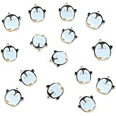 GTONEE 15pcs Cute Penguin Charms Cartoon Penguin Pendants Ocean Animal Charms for Bracelet Necklace Earrings Jewelry Making Penguin Keychain Pendant DIY Crafts