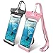 Universal Waterproof Case, Lansen Waterproof Phone Pouch Dry Bag Compatible with iPhone Xs/XR/XS Max/8/7/7 Plus/6S/6/6S Plus, Samsung Galaxy S9/S9 Plus/S8/S8 Plus/Note 8 6 5 4,HTC-[2 Pack]