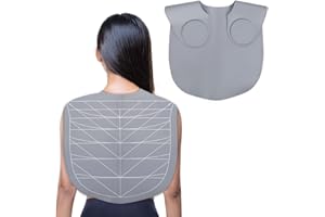 Derkerry Silicone Hair Cutting Guide Collar – Waterproof Cutting Mat for Hair Stylist – Hair Cutting Cape