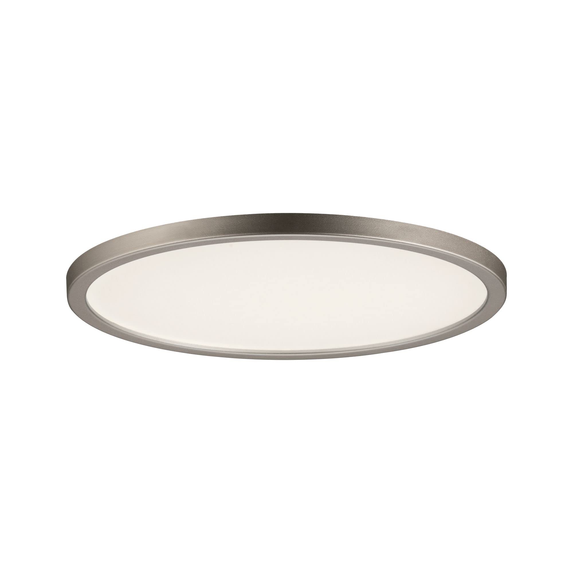 Paulmann 92935 Areo LED Panel Round incl. 1x12-watt IP44 dimmable Ceiling lamp Soft Nickel Ceiling luminaire Plastic Living Room lamp 3000 K