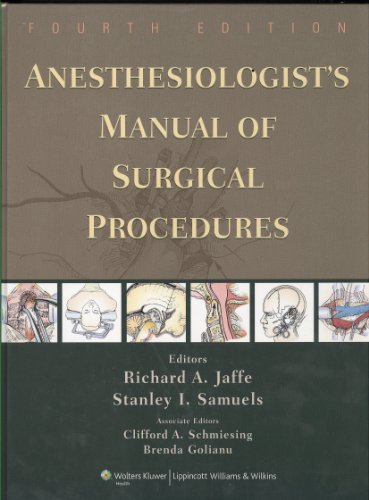 Download Anesthesiologist's Manual of Surgical Procedures