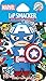 Lip Smacker Marvel Super Hero Captain America Lip Balm Red White & Blue-Berry, 0.14 Ounce (Pack of 2)