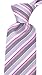Striped Ties for Men - Woven Necktie - Pink
