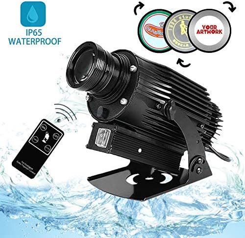 DYJD 80W LED GOBO Projector Custom Logo Multi-Picture Rotation Outdoor Waterproof Wide Angle Manual Zoom