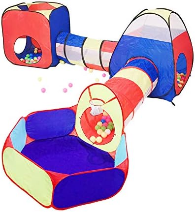 子供のクロールトンネル海洋ボールプール5ピーステント 屋内赤ちゃんのおもちゃの家