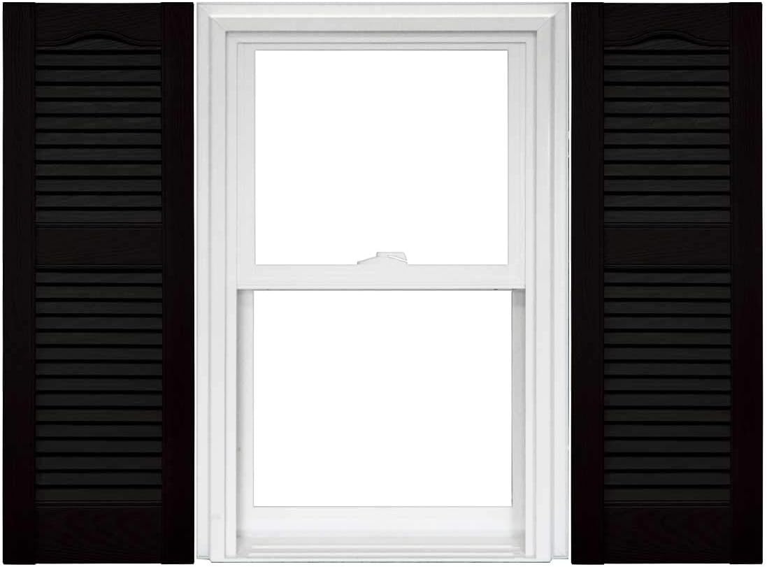 Mid America Open Louver Vinyl Shutters (1 Pair