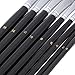 Anself Nylon Hair Paint Brush Set Filbert Head Wooden Handle Artists Brushes 9pcs