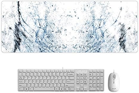Produktbild von Ningchuya XL Gaming Mauspad 700x300mm - Rutschfeste Gummibasis Mit Vernähten Kanten