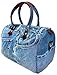 BDJ Unique Large Blue Denim Doctor Style Decorated Leather Top Handle Shoulder Handbag Purse BL070