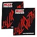 MRX Weight Lifting Grip Fitness Pads Power Training Hand Protective Gym Gloves (Black/Red)