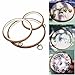 ARTISTORE 3 Pieces Embroidery Hoops Cross 4.3inch(S), 5.7inch(M), 7.4inch(L) Stitch Hoop Embroidery Circle Set For Art Craft Handy Sewing