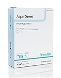 DermaRite 00324E AquaDerm Hydrogel Sheet, 10