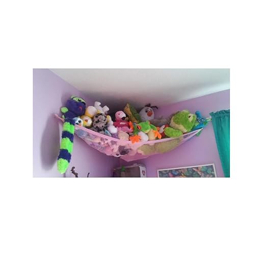 Soft Toy Hammock, Powkoo Toy Storage Hammock Net Organizer Save Space