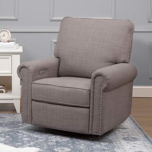 Million Dollar Baby Classic Linden Power Recliner and Swivel Glider in