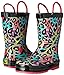 Western Chief Unisex-Child Kids Girls' Waterproof Easy-On Printed Rain Boot
