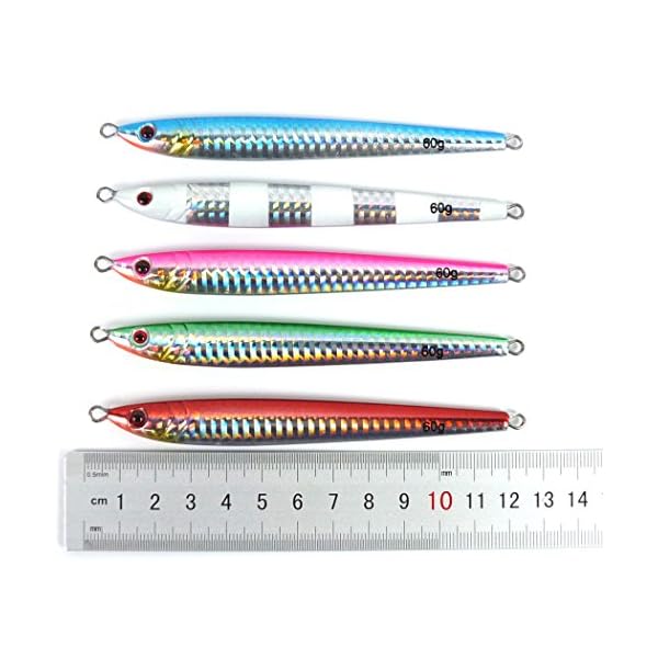 5pcslot-Deep-sea-fishing-lure-lead-fish-jig-60g-metal-jig-pesca-hard-bait-fishing-lurewithout-hooks