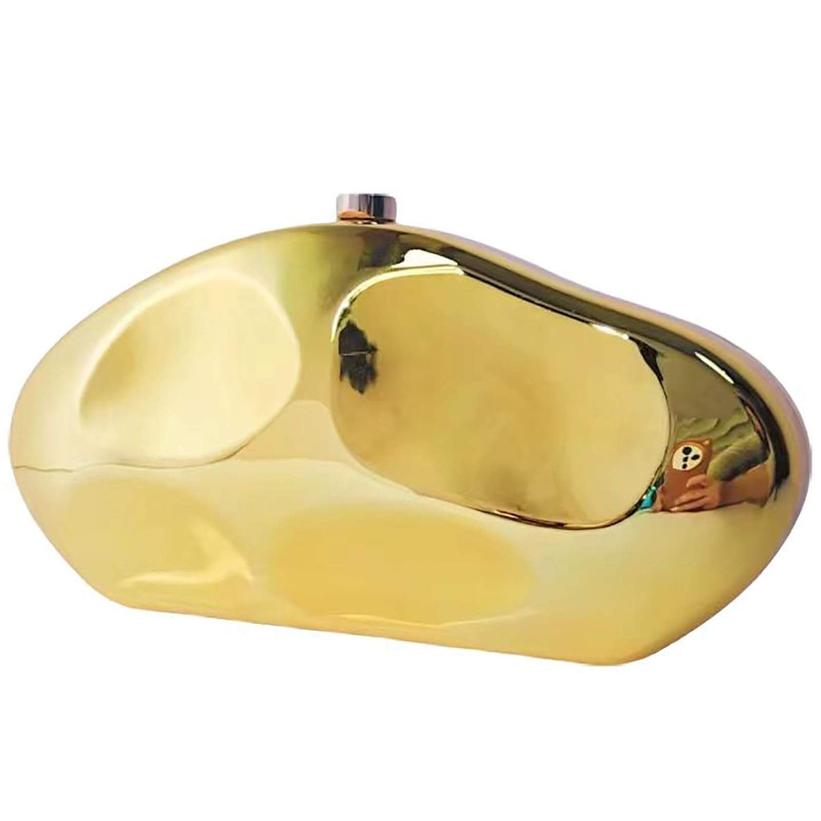 Photo 1 of **used**louceko Women Acrylic Wedding Evening Bag Formal Clutch Purse, Gold, 2505