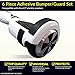 6 Piece Adhesive Bumper Guard Protection for 6.5'' Self Balance Scooter -Rubber Bumper Strips Protect Balance Board, Smart Board, IO Hawk (Leaves No Glue Residue When Removed)