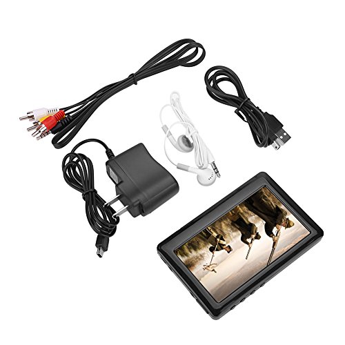 Hanbaili 8GB 4.3 inch Touch Screen Video Media FM Radio MP3 MP4 MP5 Player Support TF Card