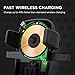 iOttie Easy One Touch Qi Wireless Charger CD Slot Mount || Fast Charge for Samsung -Galaxy S10 E S9 S8 Plus Edge, Note 9 & Standard Charge for -IPhone XS Max XS 8 Plus & Qi Devices | + Dual Charger